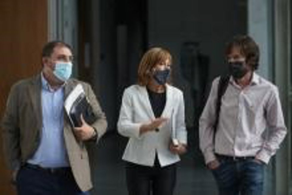 Reunión de la Mesa y Junta de Portavoces del Parlamento foral.