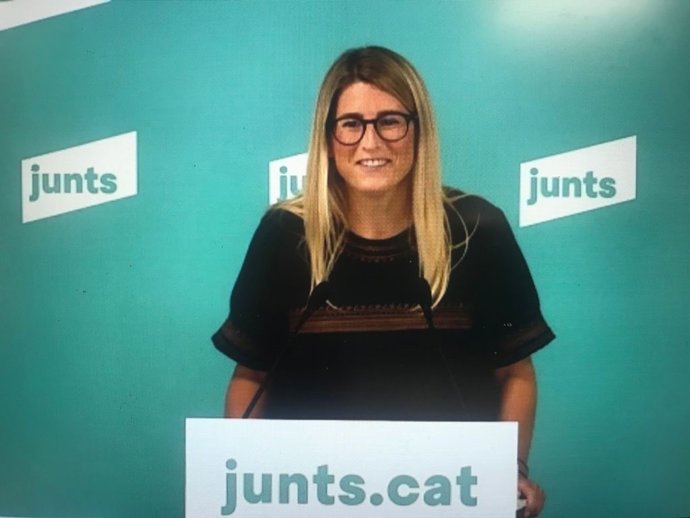 La vicepresidenta de Junts, Elsa Artadi