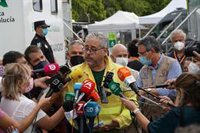 Infoca dice que la lluvia no va a apagar el incendio en Sierra Bermeja, aunque "empezamos a ver un poco la luz"