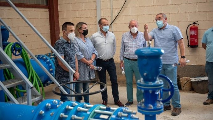 Hita inaugura las obras de modernización de las infraestructuras de regadío de la Comunidad de Regantes de La Llanada, Romeral y Miralbueno de Aldeanueva de Ebro