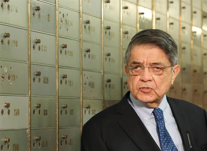 El escritor nicaragüense Sergio Ramírez durante el acto de entrega del Legado de Rubén Darío en la Caja de las Letras del Instituto Cervantes, a 13 de septiembre de 2021, en Madrid, (España). El Instituto Cervantes abre su Caja de las Letras para alberg