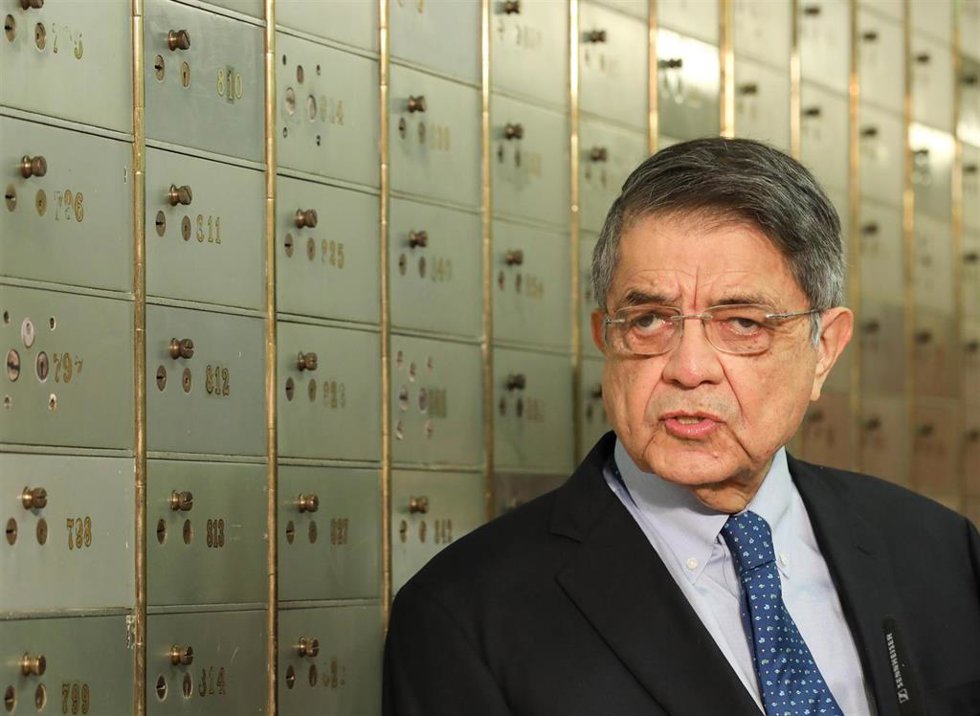El escritor nicaragüense Sergio Ramírez durante el acto de entrega del Legado de Rubén Darío en la Caja de las Letras del Instituto Cervantes, a 13 de septiembre de 2021, en Madrid, (España). El Instituto Cervantes abre su Caja de las Letras para alberg