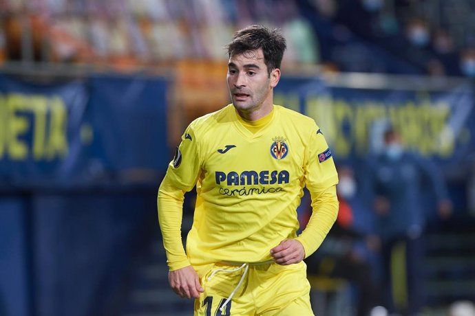Archivo - Manu Trigueros of Villarreal CF during the Uefa Europa League of 16 Second Leg match between Villarreal CF v Dynamo Kyiv at Estadio de la Ceramica on 18 March, 2021 in Vila-real, Spain