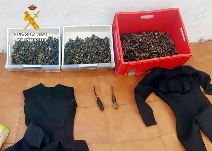 Pesca.- Sorprendidos dos conocidos furtivos con 14 kilos de percebes cuando pescaban en Sonabia