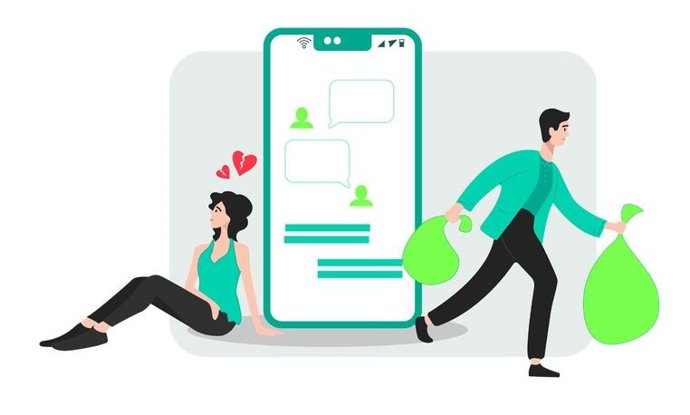 Estafadores en las apps de citas