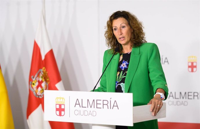 La portavoz del equipo de gobierno del Ayuntamiento de Almería, María Vázquez.
