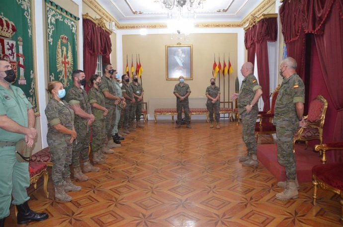 Acto de despedida en la Comandancia General de Melilla