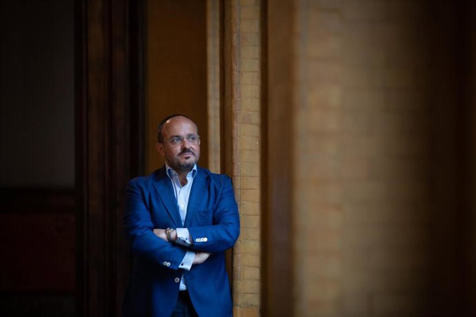 Archivo - El presidente del PP catalán, Alejandro Fernández. Foto de archivo.