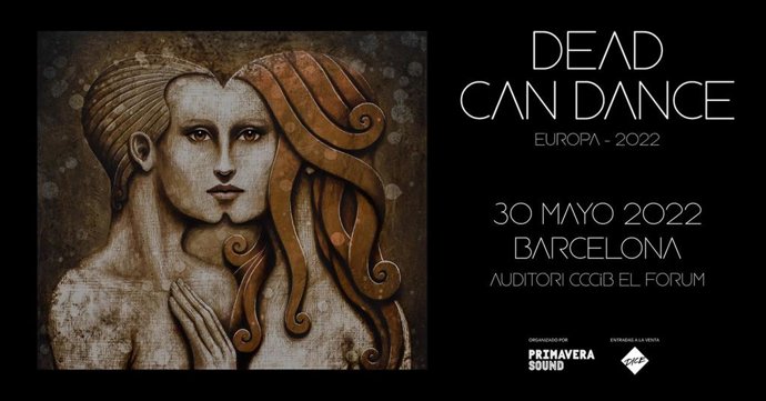 Cartel del concierto del dúo musical Dead Can Dance
