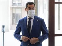 Moreno lamenta que Vox se niegue a negociar el Presupuesto porque quiere "adelanto electoral" y hablará con PSOE-A