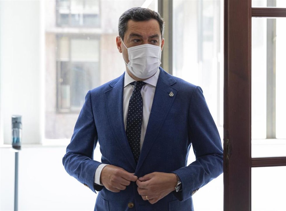 El presidente de la Junta, Juanma Moreno