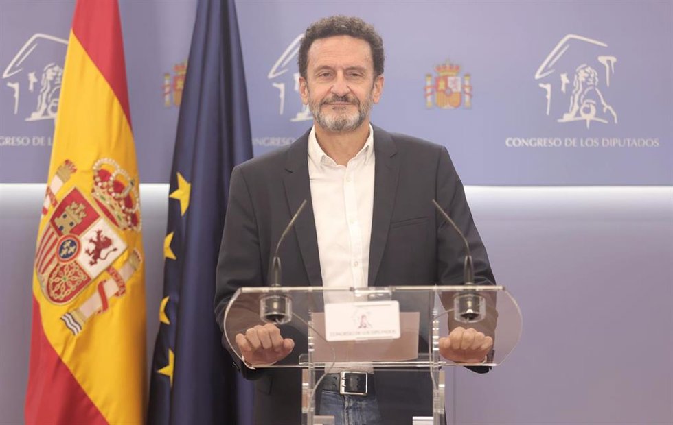 El portavoz parlamentario de Ciudadanos, Edmundo Bal, ofrece una rueda de prensa en el Congreso
