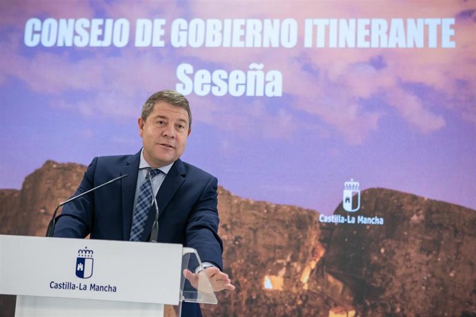 El presidente de Castilla-La Mancha, Emiliano García-Page, preside el Consejo de Gobierno itinerante en Seseña (Toledo)