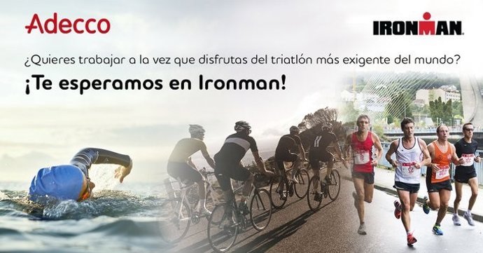 Adecco oferta 400 empleos para trabajar en los Ironman de Barcelona y Mallorca.