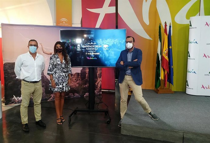 La delegada territorial de Turismo en Málaga, Nuria Rodríguez, presenta el Festival Cosquín Rock