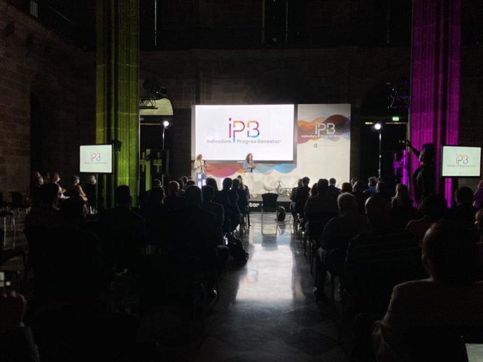 La presidenta de la Cámara de Barcelona, Mnica Roca, durante la presentación de los IPB.