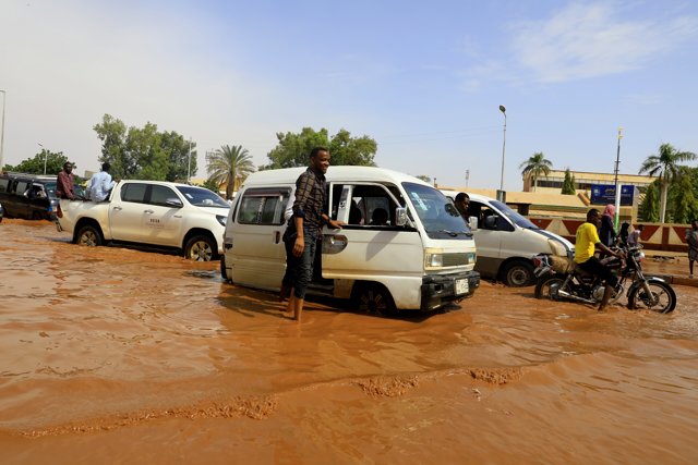 Inundaciones es Jartum, capital de Sudán del Sur