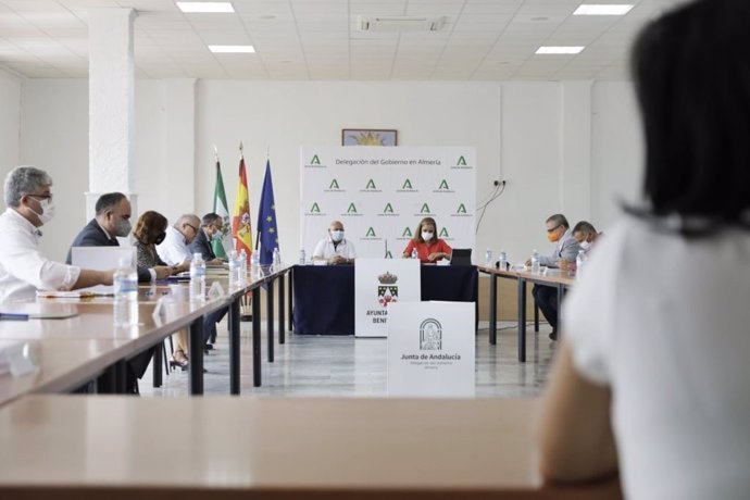 Comisión de coordinación de la Junta de Andalucía en Almería.