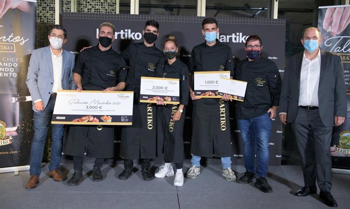 Cocineros premiados en la segunda edición Martiko Talentos