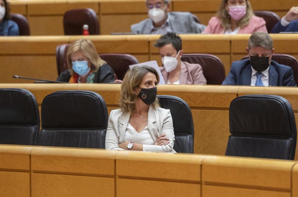 La vicepresidenta tercera y ministra de Transición Ecológica y Reto Demográfico, Teresa Ribera, 