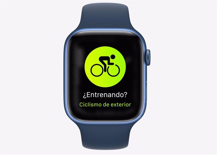 Apple Watch Series 7 con funciones para ciclistas