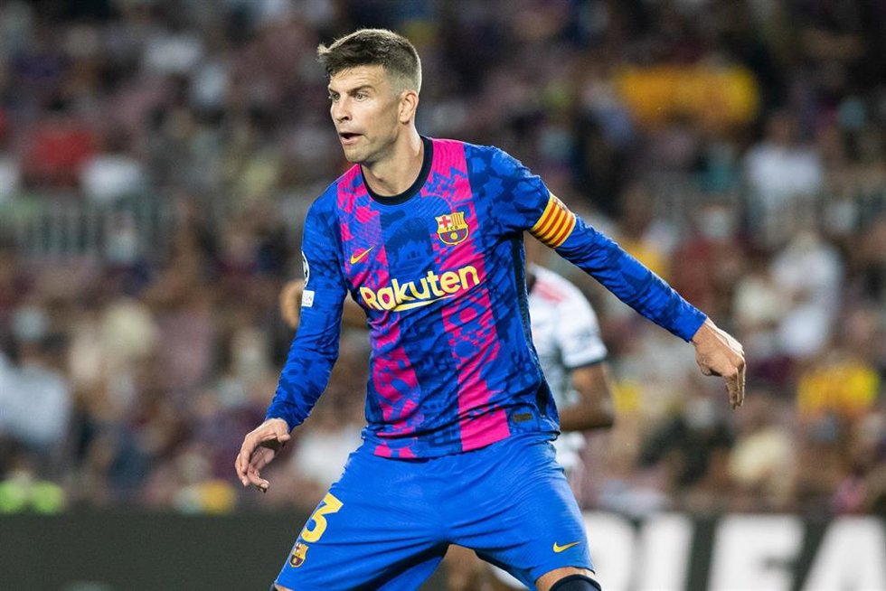 Gerard Piqué con el FC Barcelona