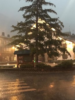 Lluvia en el Pirineo
