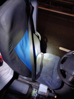 Imagen del interior del camión.