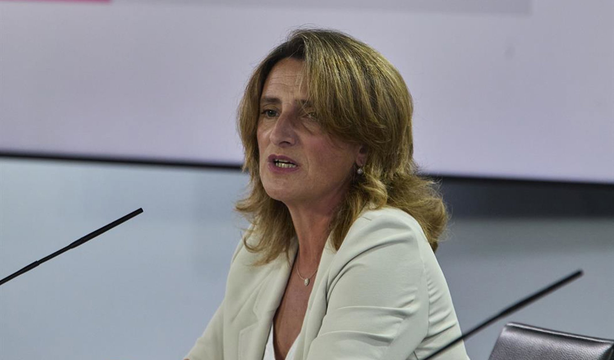 La vicepresidenta tercera y ministra de Transición Ecológica y Reto Demográfico, Teresa Ribera