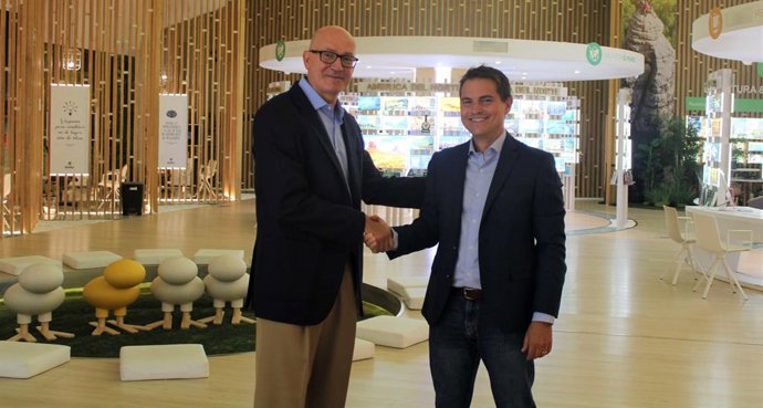 Jesús Nuño de la Rosa y David Hernández en PANGEA Madrid.