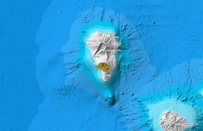 AM2.- El 'enjambre sísmico' en La Palma se amplía a Tazacorte y registra más de 120 pequeños terremotos durante la noche