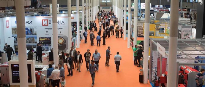 Una imagen de una edición pasada de Expobiomasa.