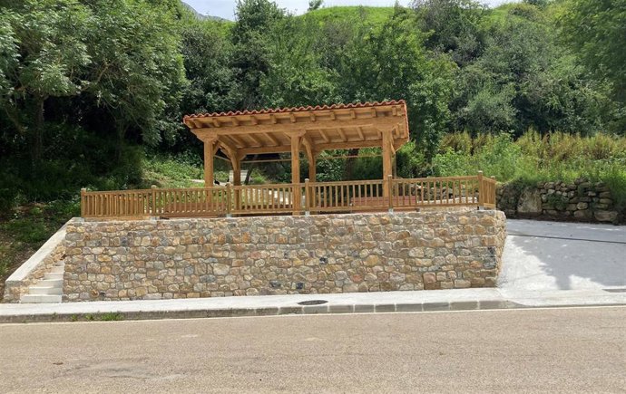 Mirador turístico en Quintanilla, en Lamasón