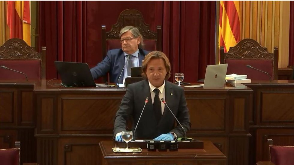 Archivo - El diputado y portavoz de Vox en el Parlament, Jorge Campos.