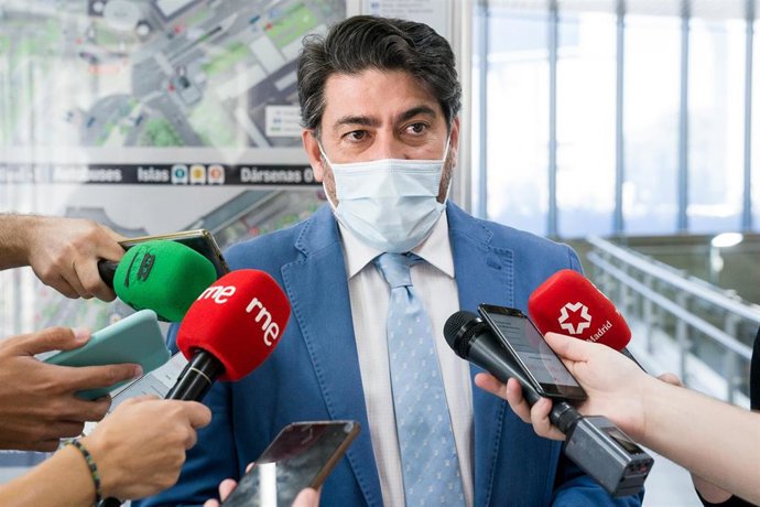 El consejero de Transportes e Infraestructuras de la Comunidad, David Pérez.