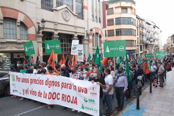 MANIFESTACIÓN DE LOS VITICULTORES EN LOGROÑO