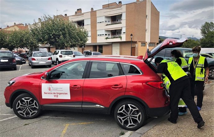 Vehículo arrendado para el Servicio Navarro de Salud