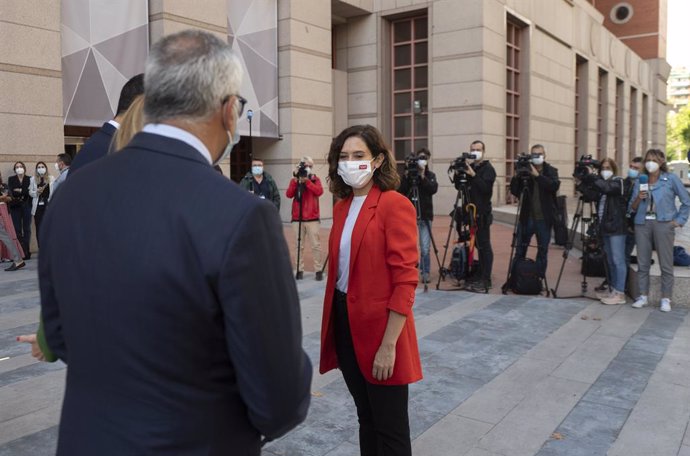 La presidenta de la Comunitat de Madrid, Isabel Díaz Ayuso