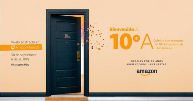 Amazon.Es celebra su décimo aniversario en nuestro país