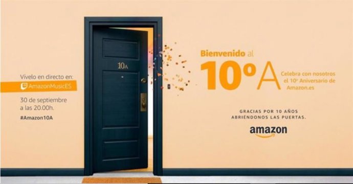 Amazon.Es celebra su décimo aniversario en nuestro país