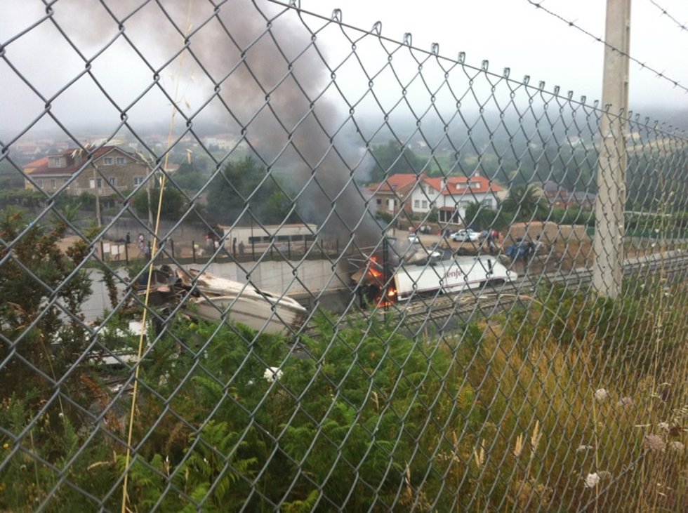 Archivo - Accidente de Angrois en Santiago de Compostela
