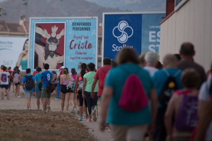 Peregrinos del Cristo de la Luz en 2018