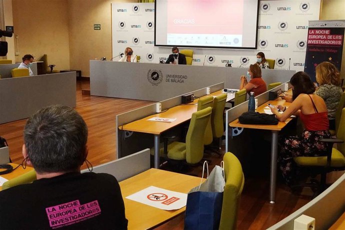 Presentación de la Noche Europea de los Investigadores en la UMA