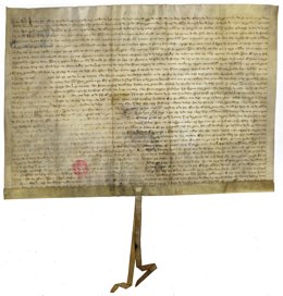 Uno de los documentos que se pueden ver sobre la Batalla de Beotíbar.