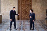 Sánchez y Aragonès saludarán a las delegaciones tras su reunión a solas y después dejarán trabajando a los equipos