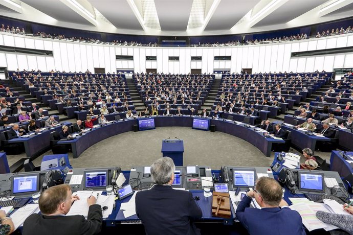 Archivo - Plen del Parlament Europeu a Estrasburg
