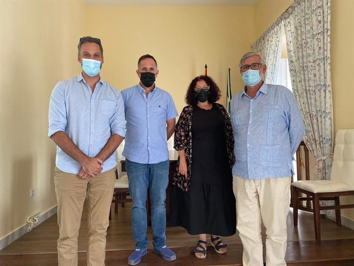 Reunión de coordinación de las Jornadas de Cultura Islámica en Almonaster la Real (Huelva).