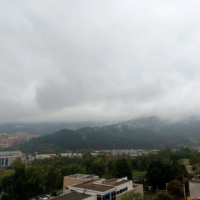 Cielo nublado en Euskadi.