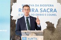 Feijóo celebra la declaración de la Ribeira Sacra como reserva de la biosfera y ensalza su valor singular