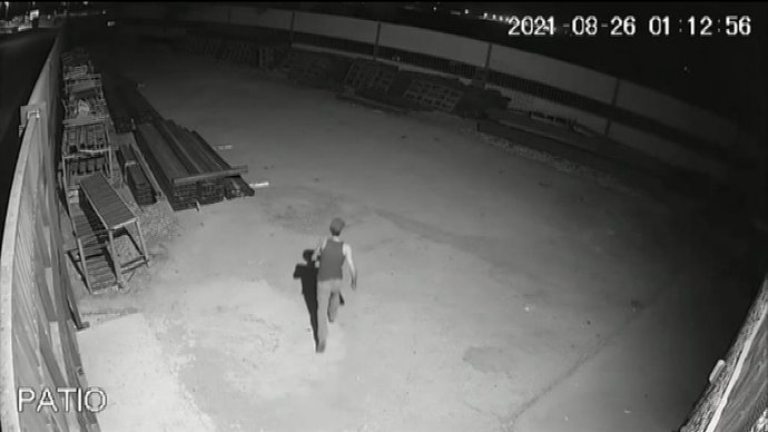 Imagen de uno de los detenidos